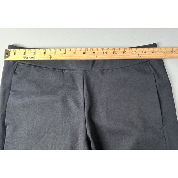 American Giant Ponte Straight Pants Womens Medium Black Pull On Stretch Relaxed - Picture 5 of 11